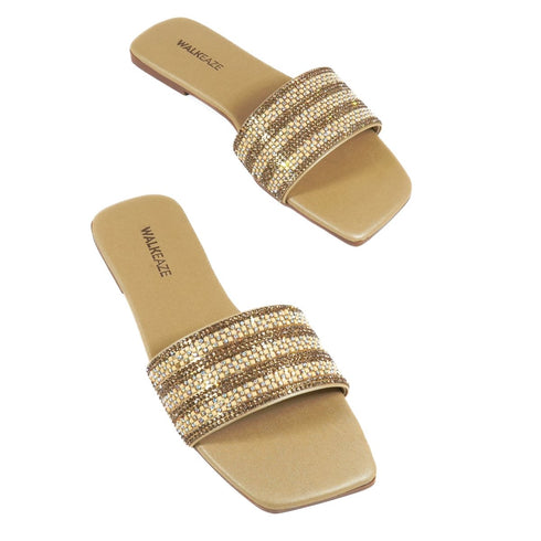 Women Formal Slippers - 40881S - Slippers - Walkeaze